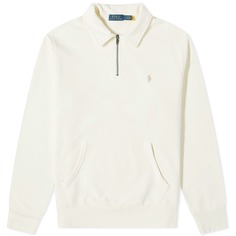 Свитер Polo Ralph Lauren Loopback Half Zip, цвет Clubhouse Cream