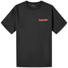 Футболка Carhartt Wip Fast Food, цвет Black &amp; Red