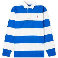 Рубашка Polo Ralph Lauren Stripe Rugby, цвет Cruise Royal &amp; White