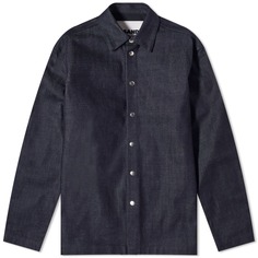 Рубашка Jil Sander Denim Overshirt, цвет Magnet