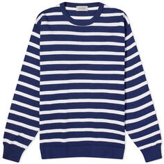 Свитер John Smedley Teller Stripe Crew Knit, цвет French Navy &amp; White