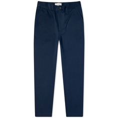 Брюки Studio Nicholson Bill Narrow Leg Twill, темно-синий