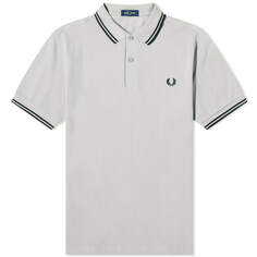 Поло Fred Perry Twin Tipped, цвет Limestone &amp; Black