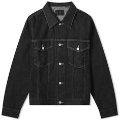 Куртка Helmut Lang Denim Trucker, цвет Black Rinse