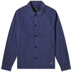 Куртка Paul Smith Cotton Overshirt, синий