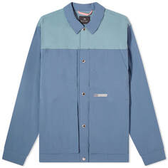 Куртка Paul Smith Panel Overshirt, синий