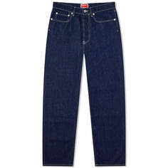 Джинсы Kenzo Straight Fit, цвет Rinse Blue Denim