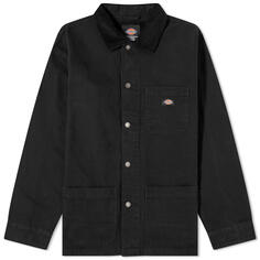 Куртка Dickies Duck Canvas Chore, цвет Stone Washed Black