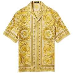 Рубашка Versace Baroque &apos;92 Silk Vacation, цвет Champagne