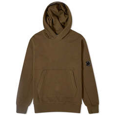 Худи C.P. Company Diagonal Raised Fleece, цвет Ivy Green