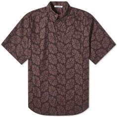 Рубашка Wood Wood Aaron Embroidered Pocket, цвет Brown Chocolate