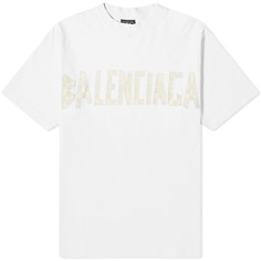 Футболка Balenciaga Tape, белый