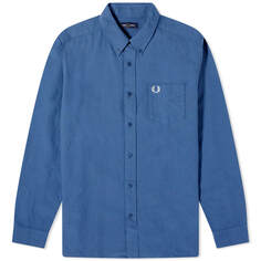Рубашка Fred Perry Oxford, темно-синий