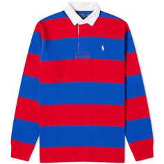 Рубашка Polo Ralph Lauren Stripe Rugby, цвет Red &amp; Rugby Royal