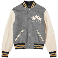 Куртка Amiri Oversized Stars Varsity, серый