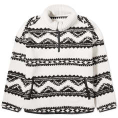 Куртка Isabel Marant Marlo Graphic Fleece, экрю