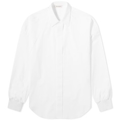 Рубашка Alexander Mcqueen Harness Drop Shoulder, цвет Optical White