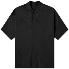 Рубашка Rick Owens Magnum Tommy Heavy Cotton Outershirt, черный