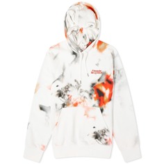 Худи Alexander Mcqueen Floral Print, цвет White, Red &amp; Black