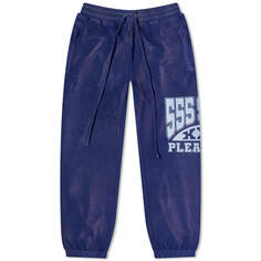 Спортивные брюки Pleasures X 555 Inside Out Swear Pant, темно-синий