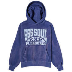 Худи Pleasures X 555 Inside Out, темно-синий