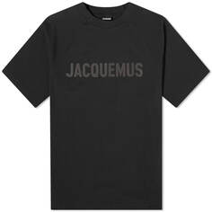 Футболка Jacquemus Typo, черный