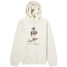 Худи Polo Ralph Lauren Skiing Bear, цвет White Cream