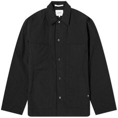 Куртка Norse Projects Pelle Waxed Nylon Insulated, черный