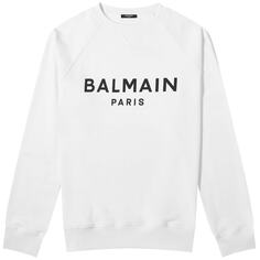 Свитшот Balmain Paris Logo, цвет White &amp; Black