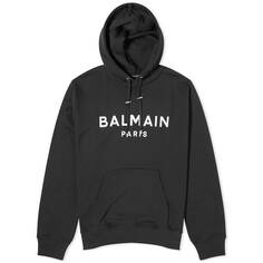 Худи Balmain Paris Logo, цвет Black &amp; White