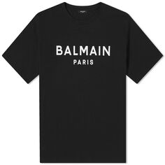 Футболка Balmain Paris Logo, цвет Black &amp; White