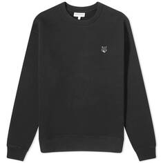 Свитшот Maison Kitsune Bold Fox Head Patch Comfort, черный