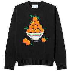 Джемпер Casablanca D&apos;Oranges Intarsia, черный