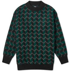 Джемпер Polar Skate Co. Zig Zag, цвет Black &amp; Dark Teal