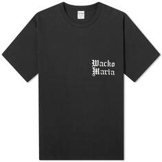 Футболка Wacko Maria Type 8 Crew Neck, черный