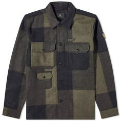 Рубашка Belstaff Forge Overshirt, цвет Olive &amp; Charcoal
