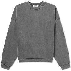 Свитшот Acne Studios Fester Vintage, цвет Faded Black