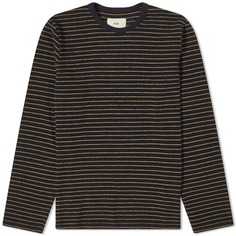 Футболка Folk Long Sleeve Striped, черный