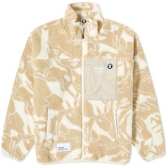 Куртка Aape Now Camo Fleece, слоновая кость