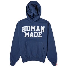 Худи Human Made Logo, темно-синий