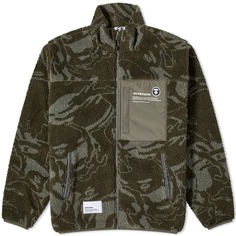 Куртка Aape Now Camo Fleece, серый