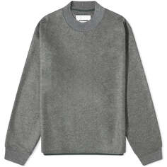 Свитшот Jil Sander Melton Wool, цвет Ash Grey