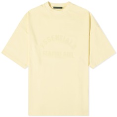 Футболка Fear Of God Essentials Spring Printed Logo, цвет Garden Yellow