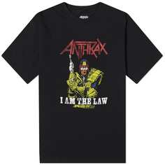 Футболка Neighborhood Anthrax I Am The Law, черный