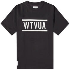 Футболка Wtaps 09 Wtvua Printed, черный (W)Taps