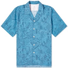 Рубашка Paul Smith Jack&apos;S World Vacation, синий
