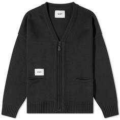 Кардиган Wtaps 03 Zipped Knitted, черный (W)Taps