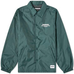 Куртка Neighborhood Windbreaker Coach, зеленый