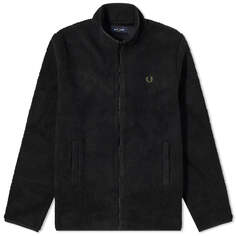 Флис Fred Perry Zip Through Borg, черный