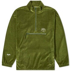 Куртка Magenta Dimanche Velour Half Zip, цвет Forest Green